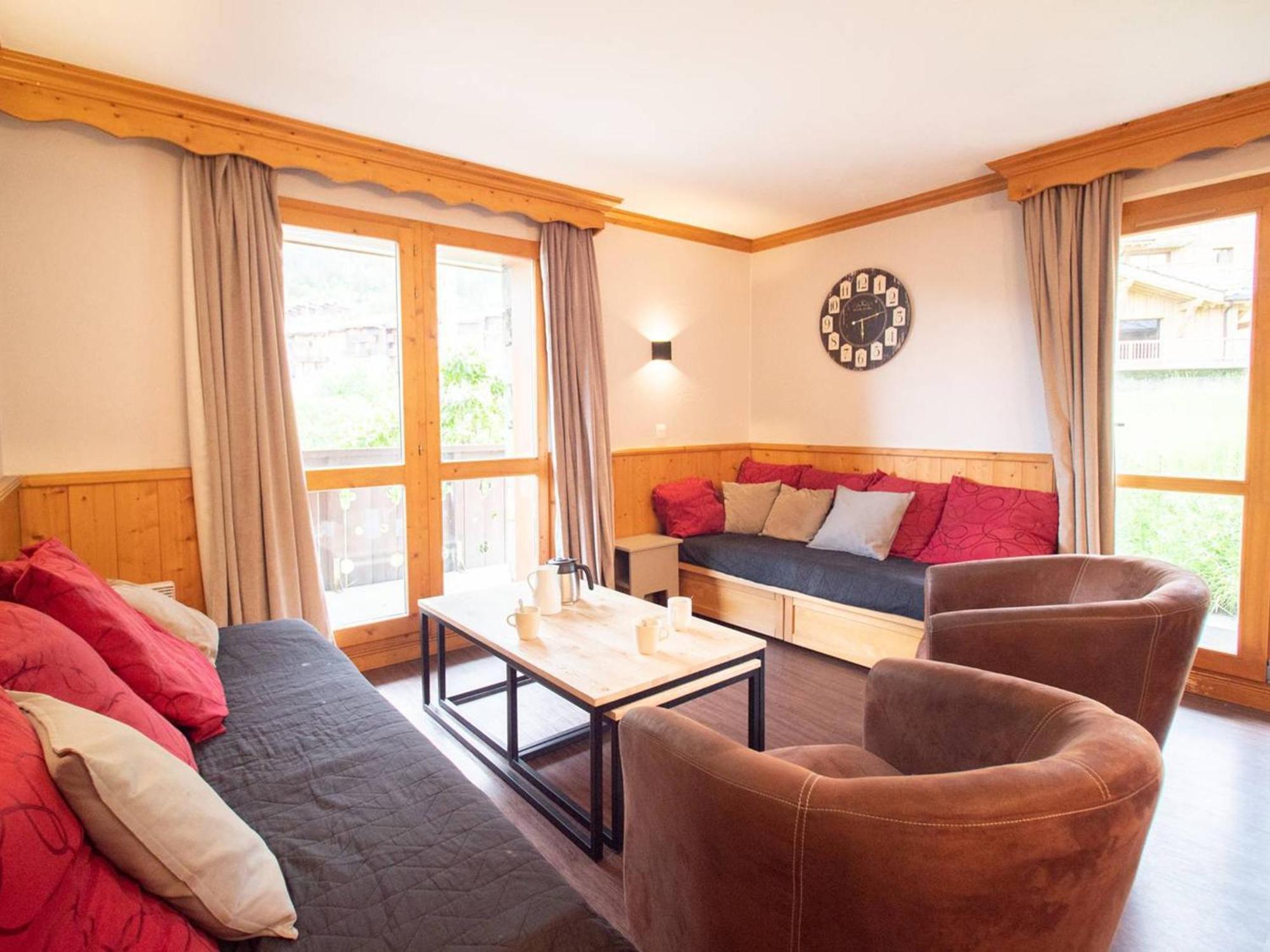 Grand Appartement 5 Chambres Valmorel, Animaux Acceptes, Parking - Fr-1-291-730 Exteriör bild